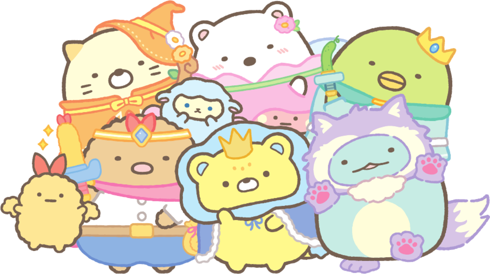すみっコぐらしのキャラクターたち（制作イメージ）